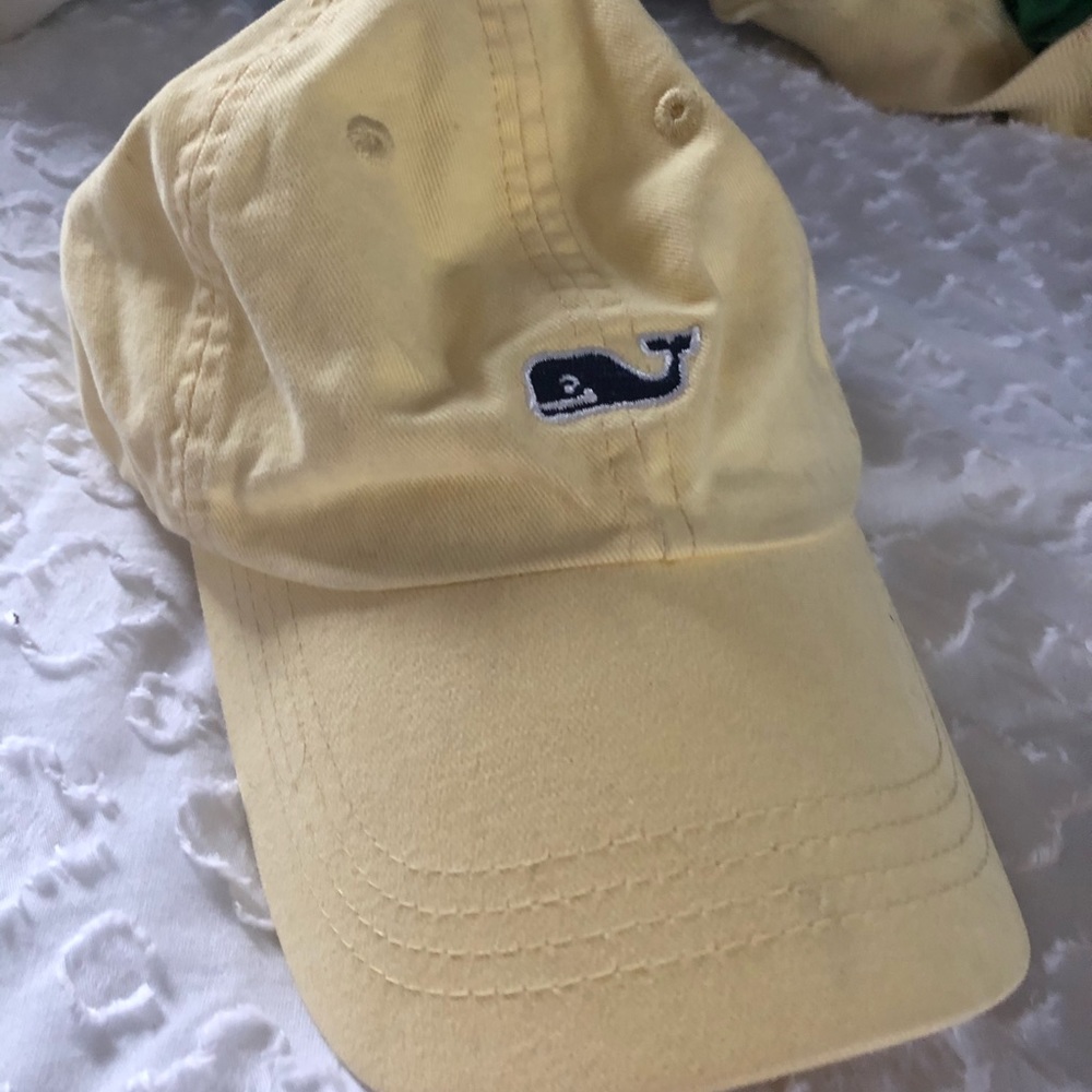 Yellow vineyard vines baseball hat